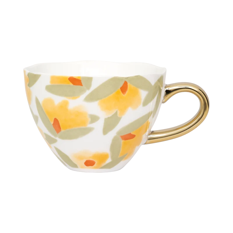 Taglilien-Guten-Morgen-Cappuccino-Tasse
