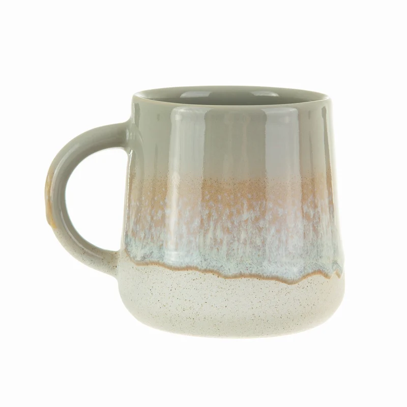 Grauer Mojave-Glasurbecher