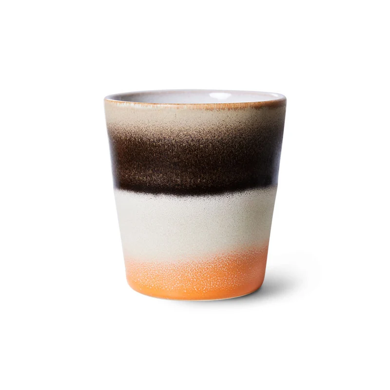 Bombe 70er Keramik Kaffeebecher