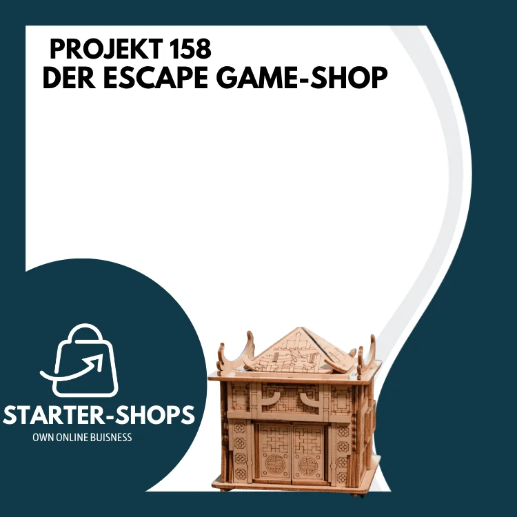 Escape Game aus Holz Shop - Projekt #158
