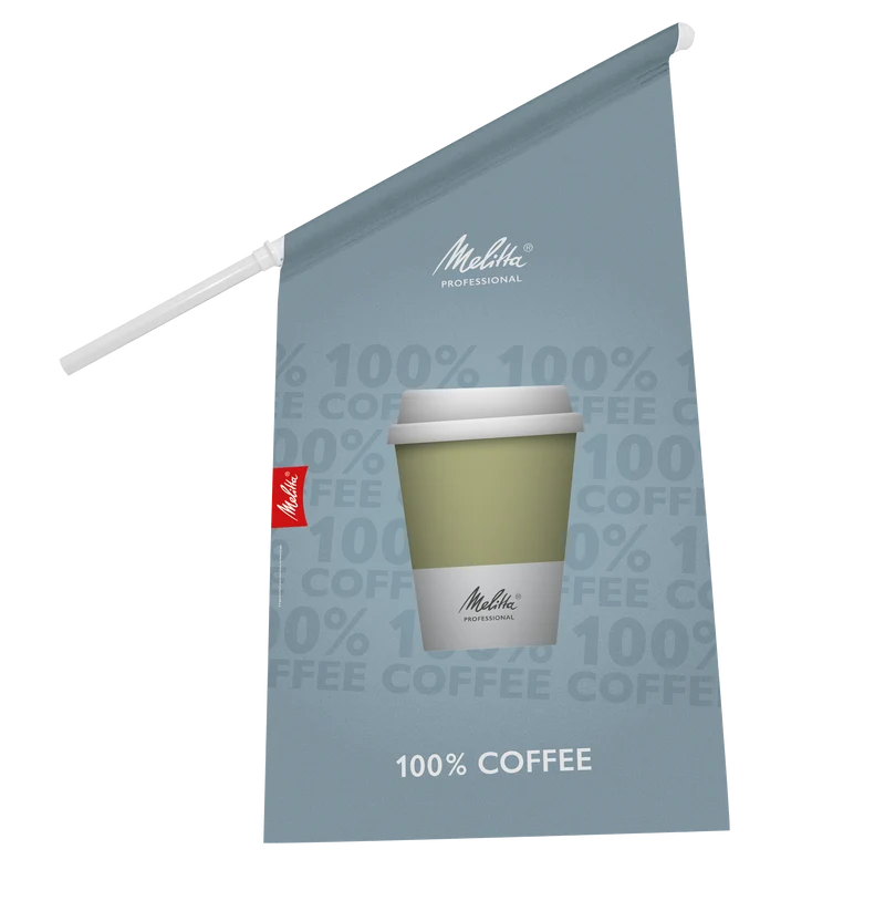 Melitta® Coffee to go Werbefahne