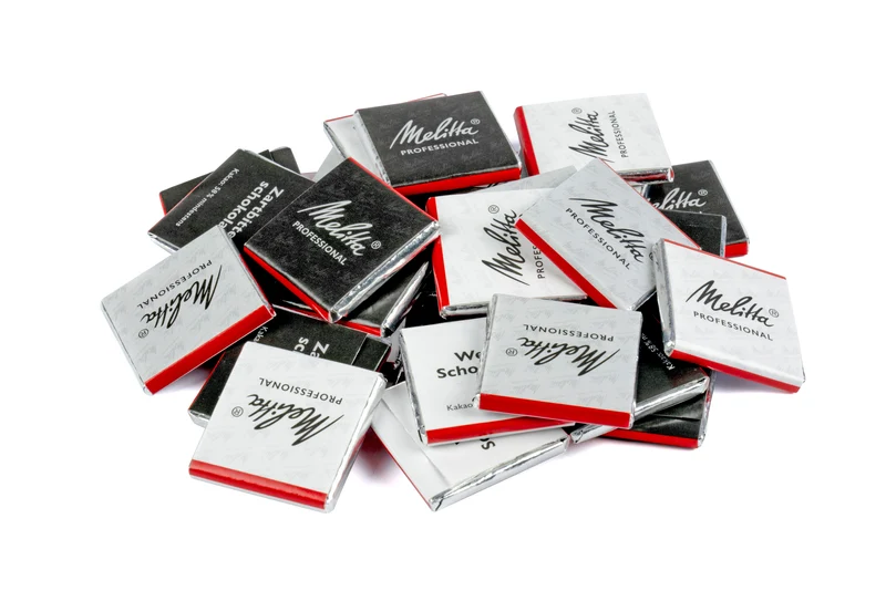 Melitta® Schokoladentäfelchen - 100 Stk.