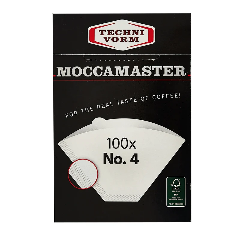 Moccamaster Kaffeefilter Nr. 4, 100 Stück