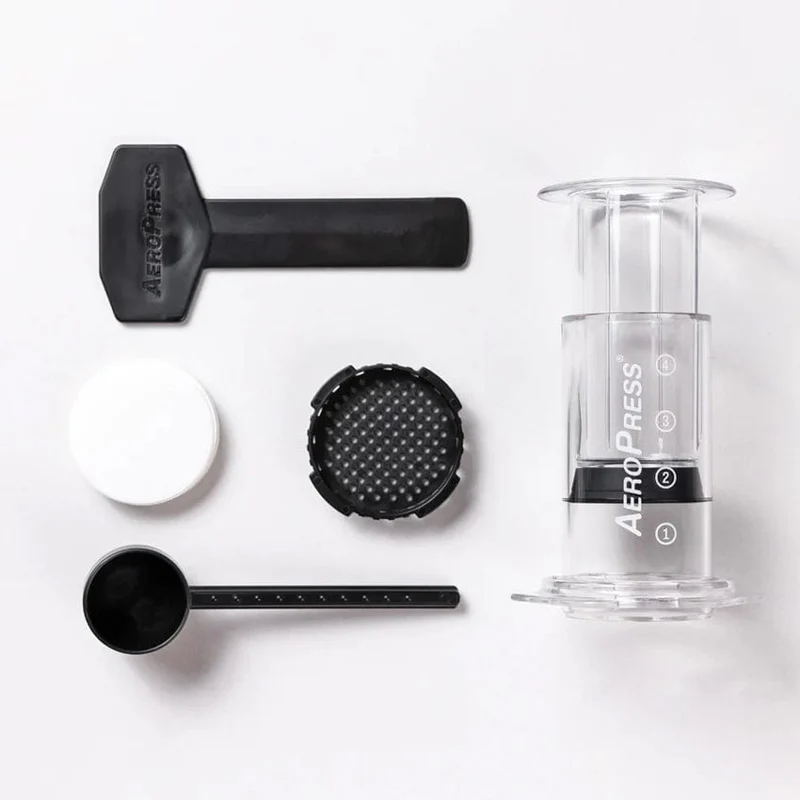 AeroPress Clear Kaffeebereiter Clear (inkl. 100 Papierfilter)