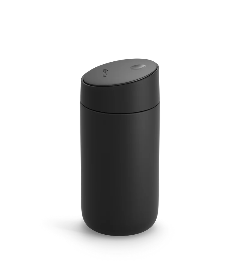 Fellow Thermobecher Carter Move Mug mit Slide-Lock Funktion, Kaffeebecher (Matte Black,354ml)