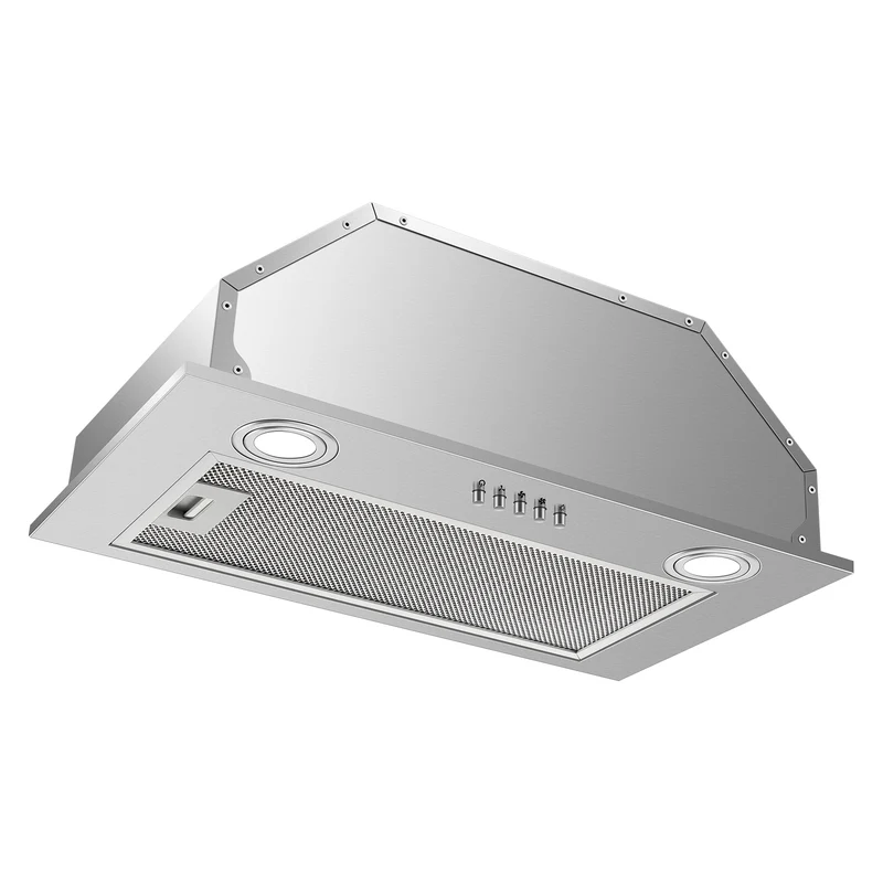 FYIH05C- 52cm Dunstabzugshaube Unterbau, Abzugshaube 300m³/h, Abluft/Umluft mit Aktivkohlefilter [Energieklasse C]