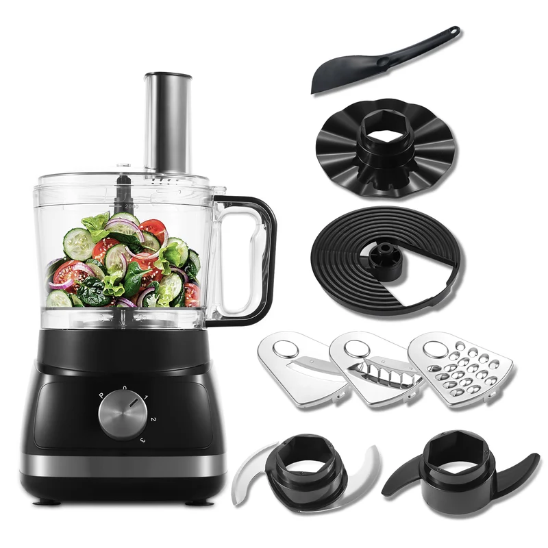EUFP421- 800W 6-in-1 Küchenmaschine Multizerkleinerer Food processor Chopper