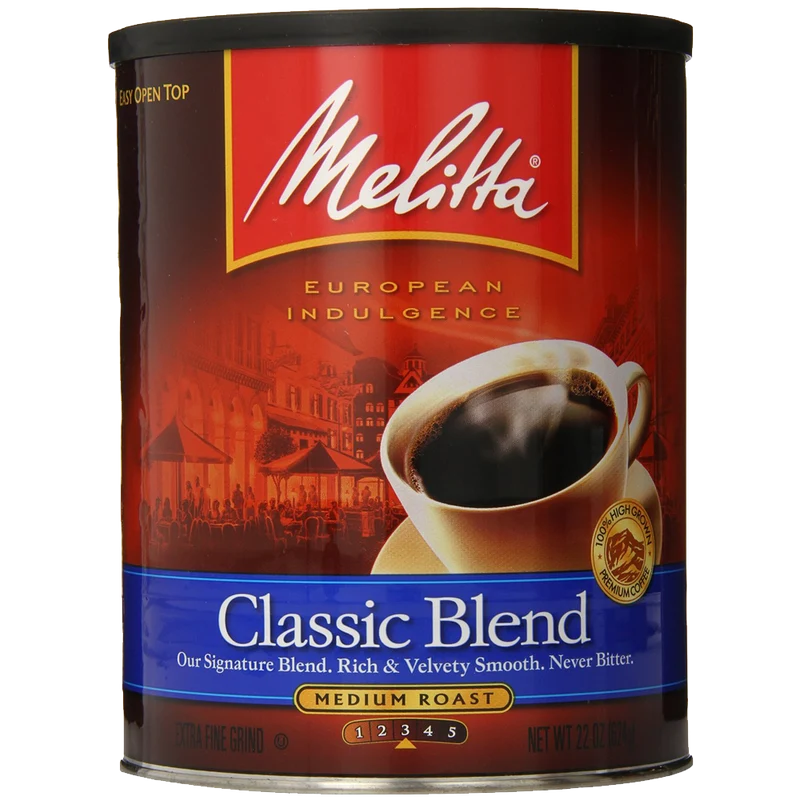 Melitta Coffee Classic Blend Ground Medium Roast