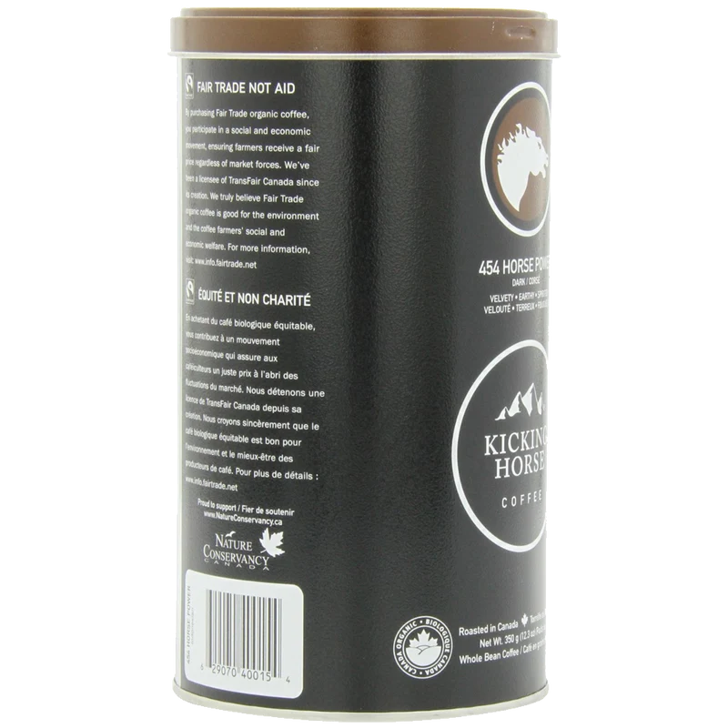 Kicking Horse Coffee 454 Horse Power Dark Whole Bean Coffee