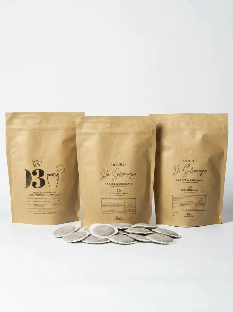 ESE Pads Starter Paket – 3 Sorten | Dark, Medium Roast & BIO | Kaffeewunder