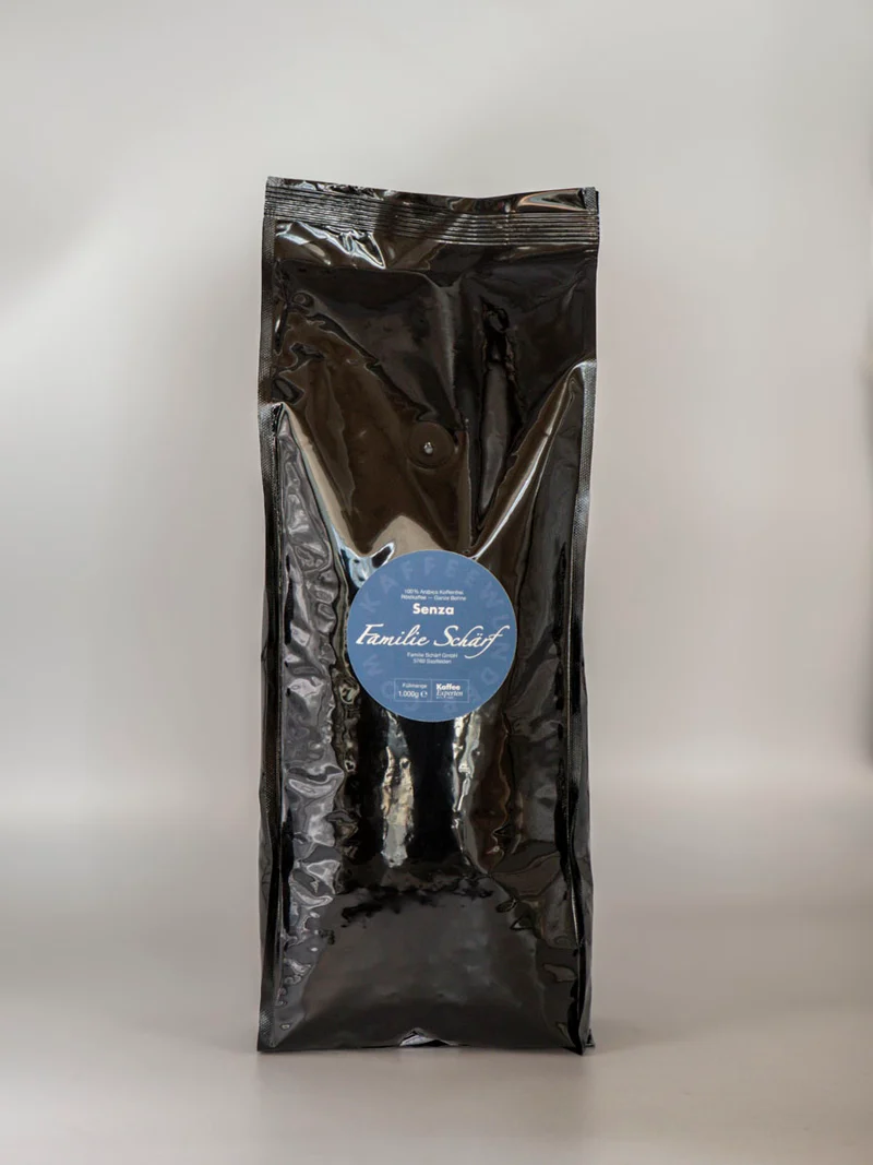 Familie Schärf „Senza“ – 100% Arabica, koffeinfrei, 1kg | Salzburg