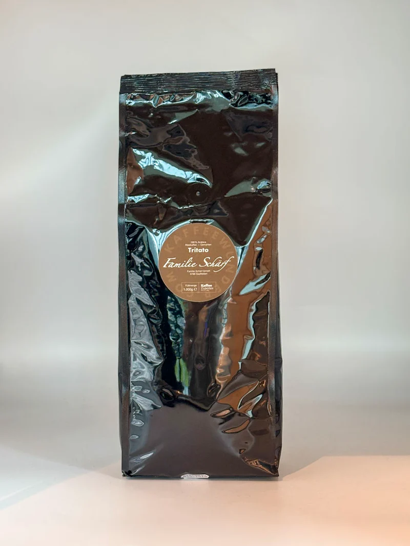 Familie Schärf "Tritato" – 100% Arabica Filterkaffee, gemahlen, 1kg | Salzburg