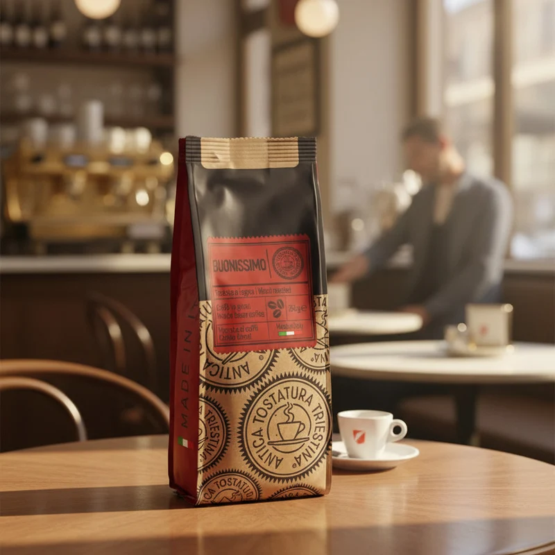 ATT Café Buonissimo 250 g – Italienischer Espresso, Holzgeröstet