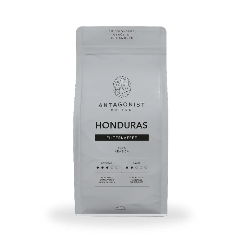 Filterkaffee Honduras - Ausgewogen, Schokolade - Haselnuss - Rohrzucker