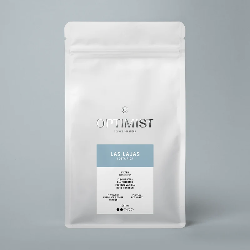 Optimist Coffee Las Lajas Red Honey Filterkaffee – Arabica Specialty Coffee aus Costa Rica (Caturra)