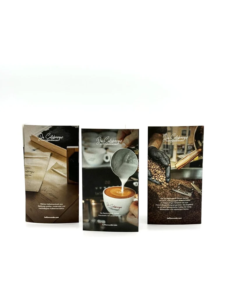 Da Salzburger Kaffee - Tischaufsteller