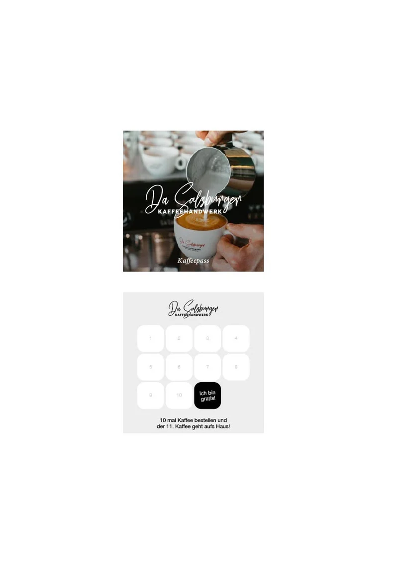 Da Salzburger Kaffee - Kaffeepass