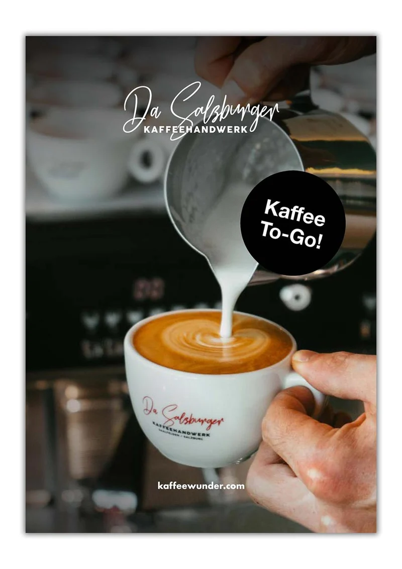 Da Salzburger Kaffee - Poster A1 - ToGo