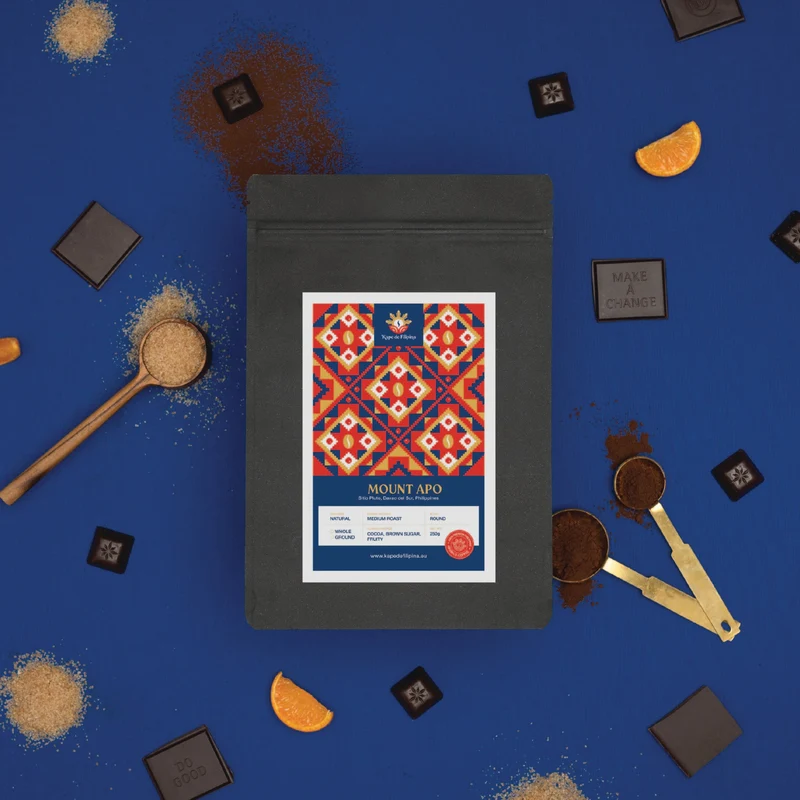 Kape de Filipina Mt. Apo Specialty Coffee – Arabica Bohnen aus Davao Philippinen (Omniroast, Honey Process)