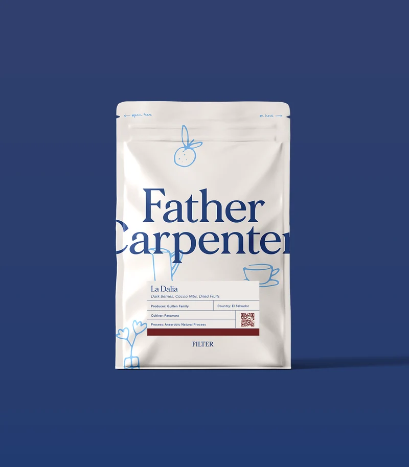 Father Carpenter La Dalia El Salvador Filterkaffee – Arabica Pacamara Specialty Coffee (Natural Anaerobic)