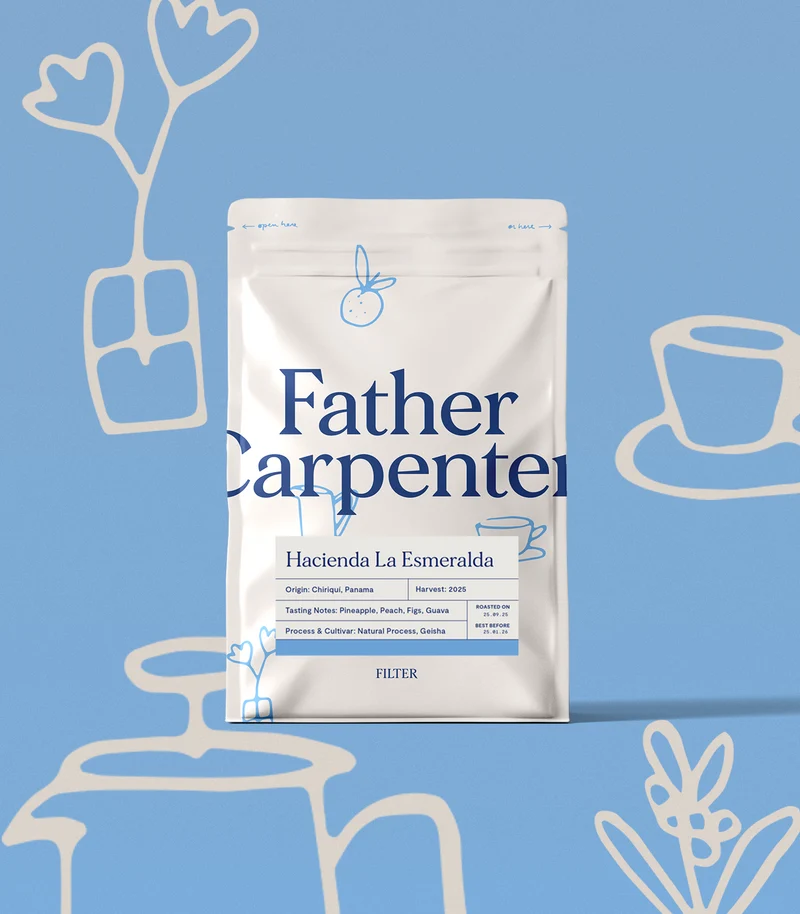 Father Carpenter Hacienda La Esmeralda Geisha Bosque Lot Espresso – Special Edition Panama (Natural Process)