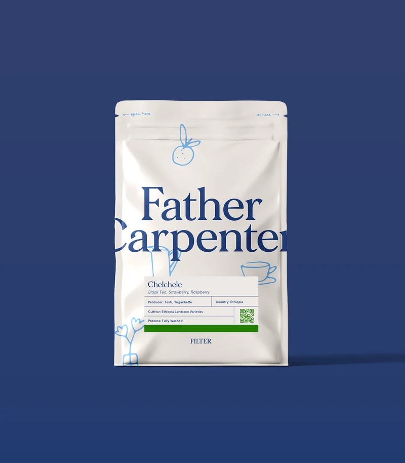 Father Carpenter Chelchele Ethiopia Filterkaffee – Arabica Specialty Coffee aus Yirgacheffe (Filter Roast)