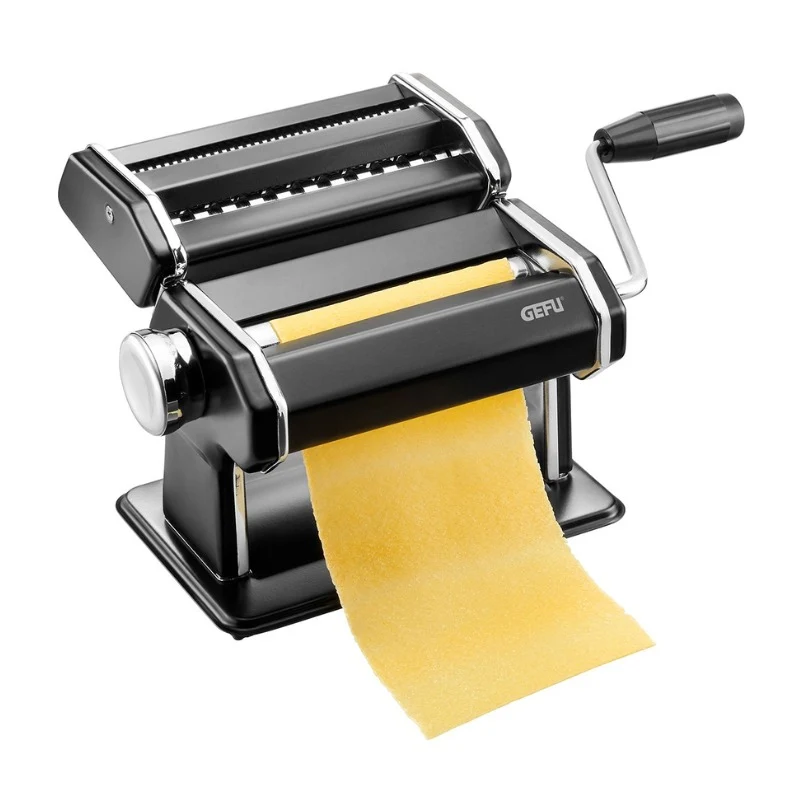 Gefu Nudelmasschine PASTA PERFETTA, manuelle Pastamaschine matt schwarz