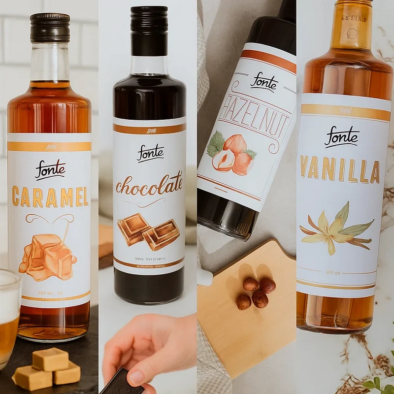 Fonte Kaffeesirup Bundle 4 Flaschen