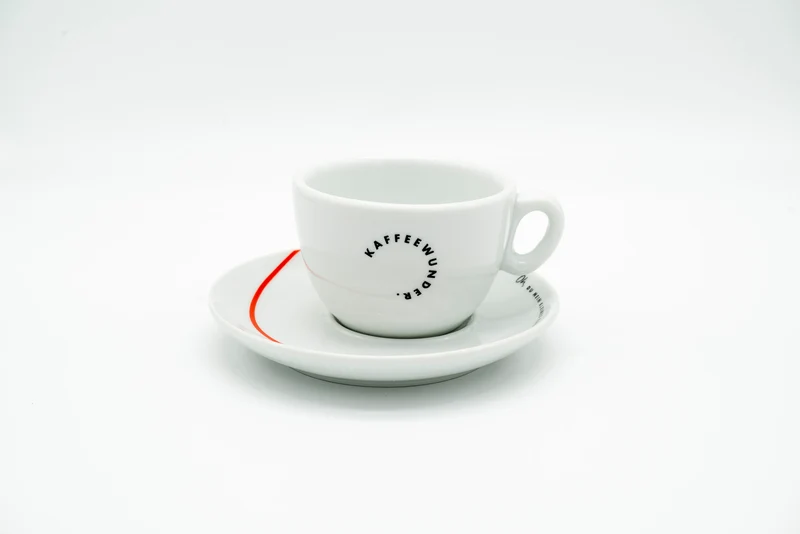 Kaffeewunder® Tasse Logo Basic 17cl – Cappuccino, Verlängerter & Espresso