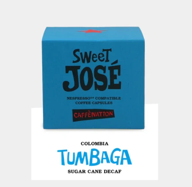 Kaffeekapseln Caffenation Sweet JOSÉ DECAF, Schokolade 10 Kapseln