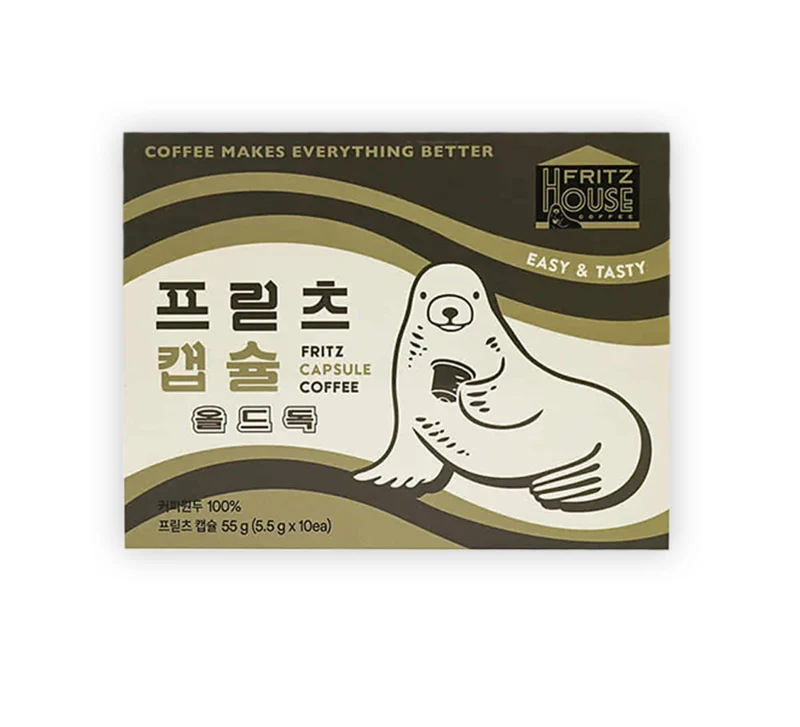 Kaffeekapseln Fritz Capsule Coffee Old Dog, Karamell, Dunkle Schokolade, Melasse 10 Stück - LETZTE CHANCE