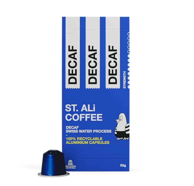 Kaffeekapseln DECAF Swiss Water Methode, Honig, Schokolade und Butterkaramell 10 Stück