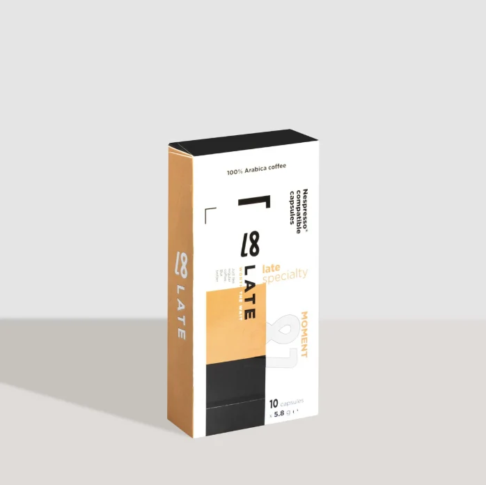 Kaffeekapseln Moment Blend, Karamell und Nuss 10 Stück - LETZTE CHANCE