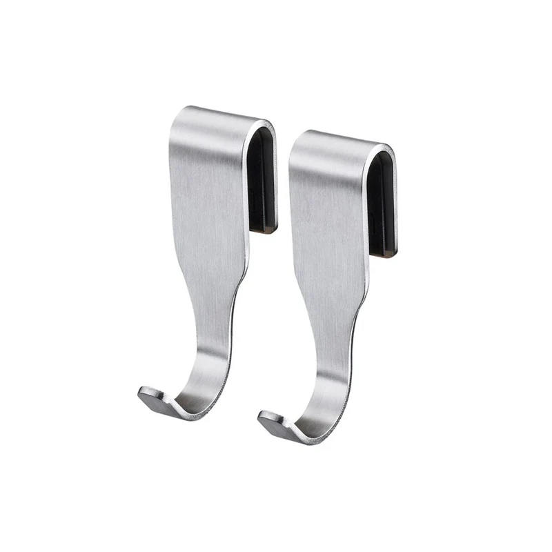 Gefu Haken für Küchenleiste SMARTLINE, 2er-Set, Edelstahl
