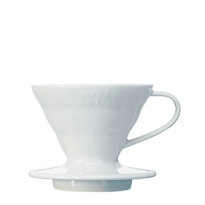 Hario V60 Coffee Dripper Filter aus Porzellan Gr. 01 weiß