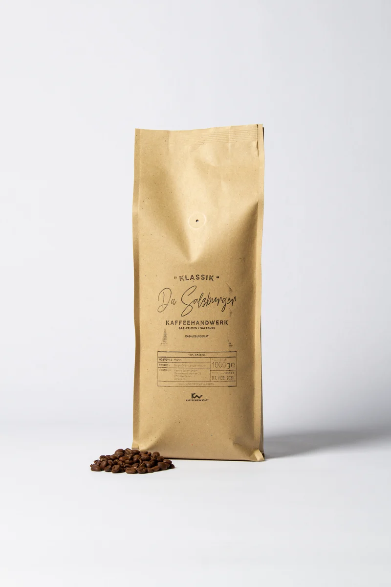 Da Salzburger Klassik – 100% Arabica Kaffeebohnen | Medium Roast | 1kg