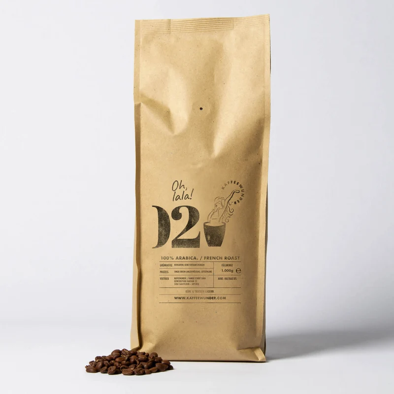Kaffeewunder® Nr. 02 – 100% Arabica Kaffeebohnen / Medium Roast / 1kg