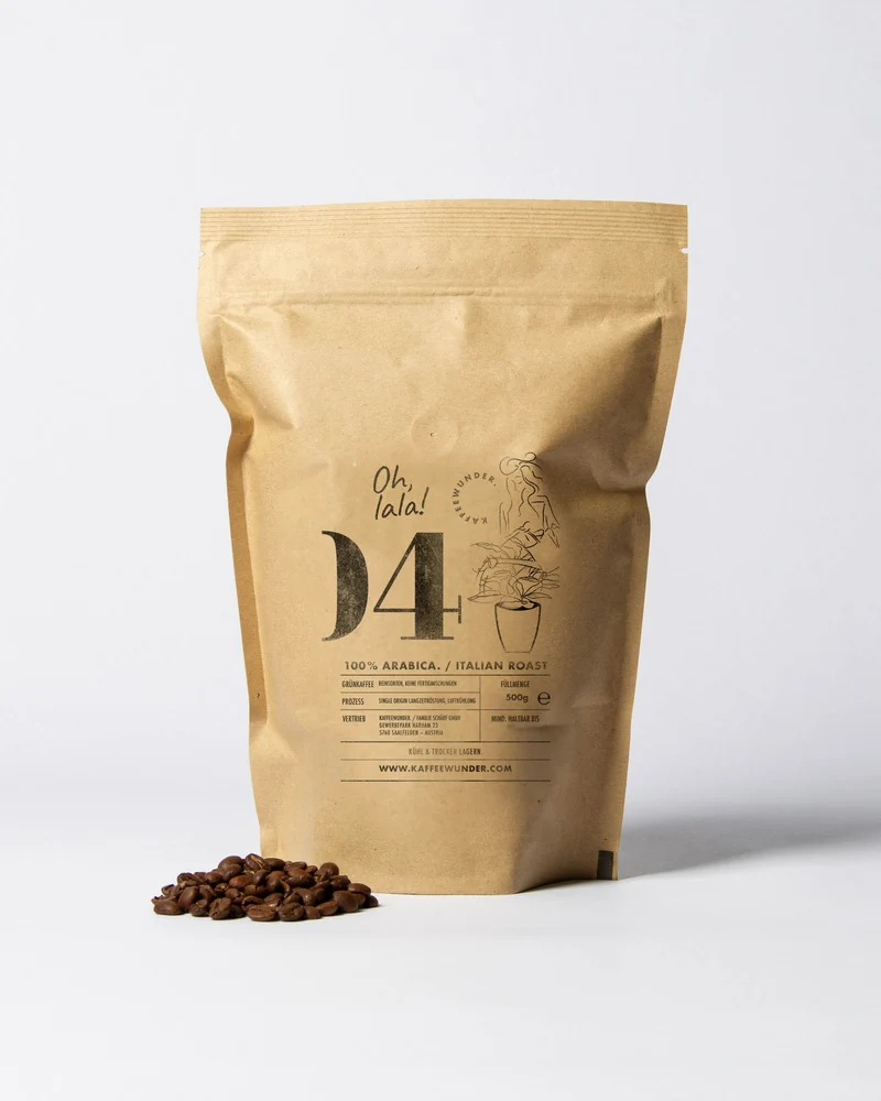Nr. 04 – 100% Arabica Espresso Kaffeebohnen, Italian Roast, 3er Blend, 500g
