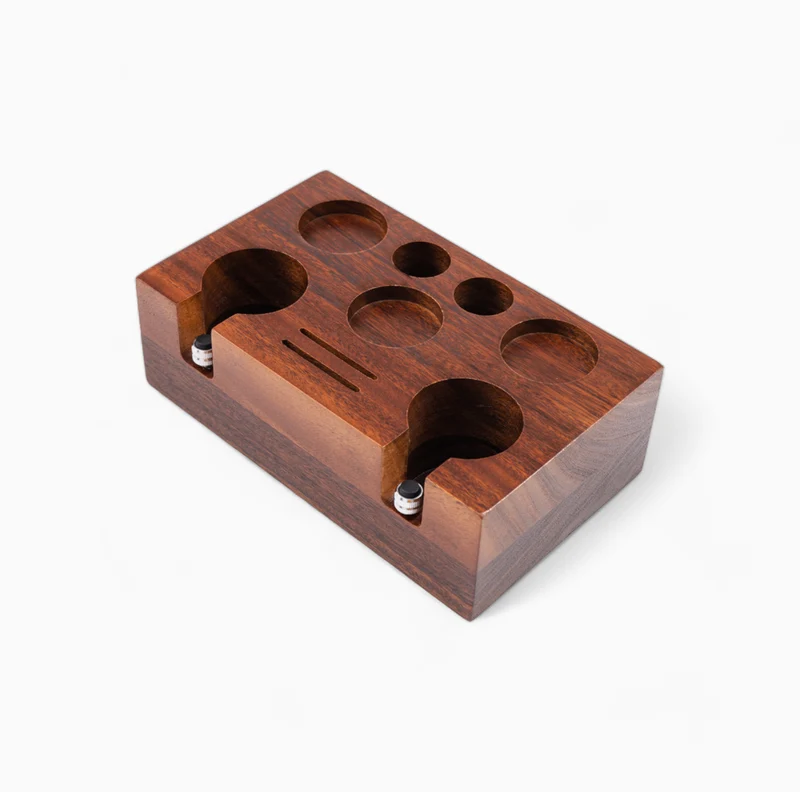 Double Portafilter Espresso Organizer Box For Barista