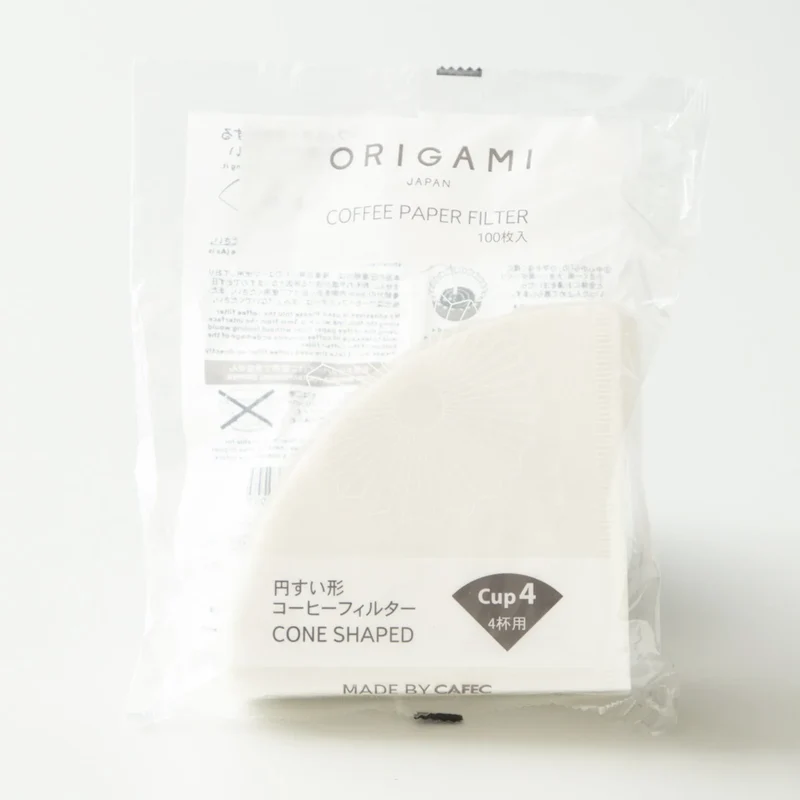 Origami Filterpapier Cup 4, für Origami Dripper M, 100 Stück