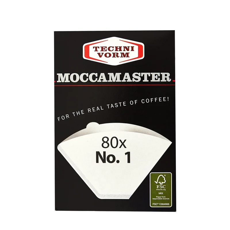 Moccamaster Kaffeefilter Nr. 1, 80 Stück für Cup-One