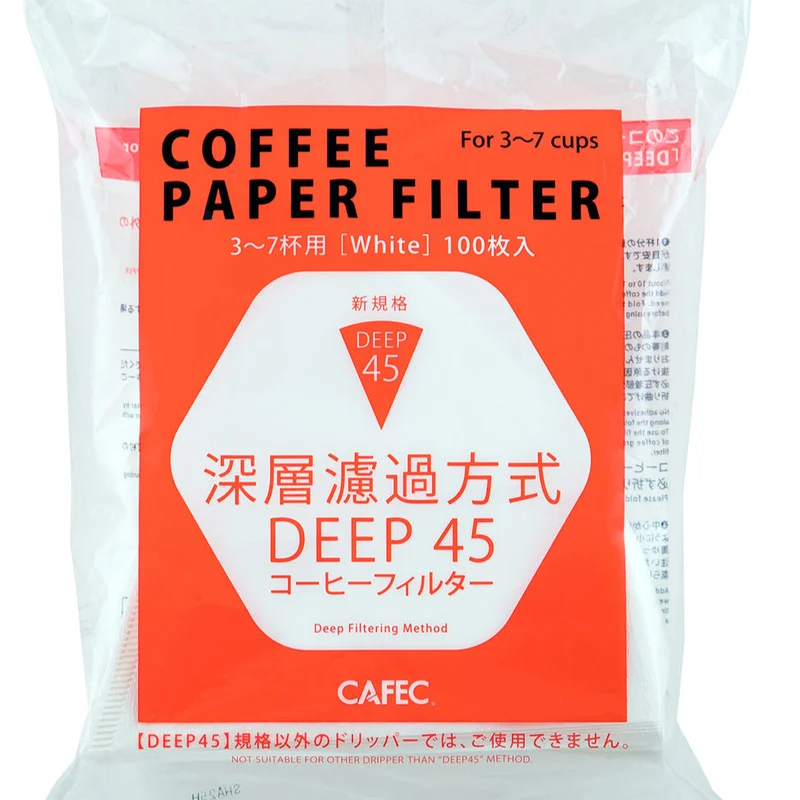 CAFEC Filterpapier Deep 45, 100 Stück - Made in Japan