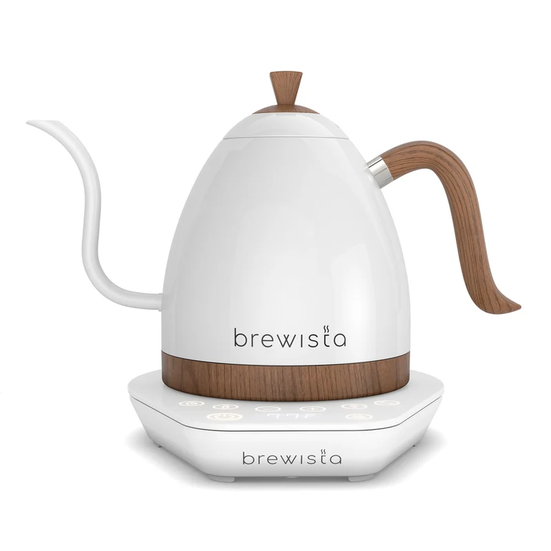 Brewista Wasserkocher Artisan Gooseneck Kettle Pearl White/White Base