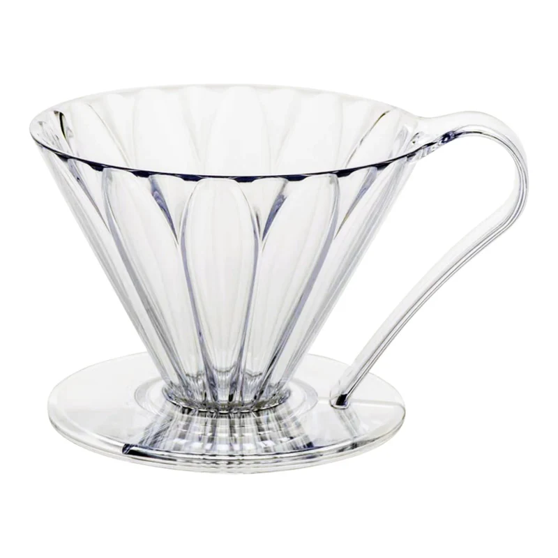 Tritan-Blumenfilter 4 Tassen, transparent