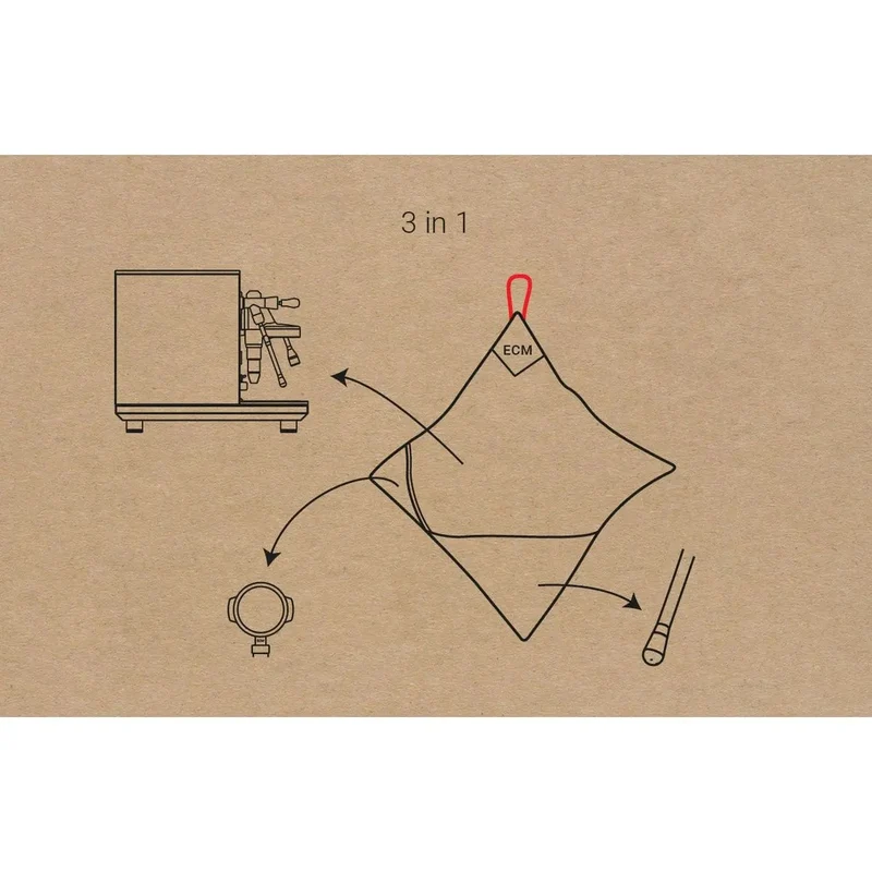 ECM Barista-Tuch 3 in 1