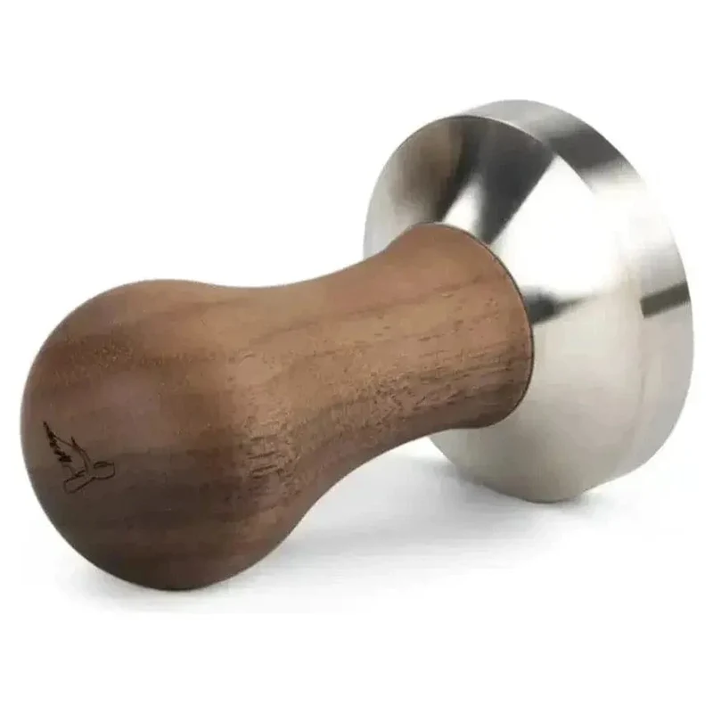 Brewspire Barista Tamper Profi 58 mm für E61 Siebe - Eiche, Nuss, Olive