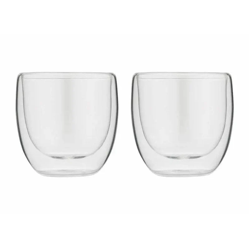 Forever Espresso Glas Doppelwandig Thermoglas 80 ml - 2er Set