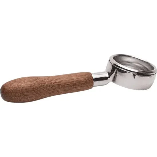 Brewspire Edelstahl Holz Siebträger BODENLOS für E61