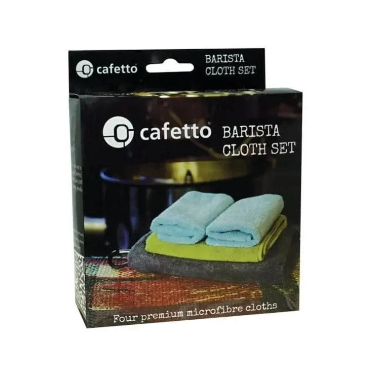 Cafetto Barista Cloth - 4 Barista Tücher in einem Set- Reinigungstuch