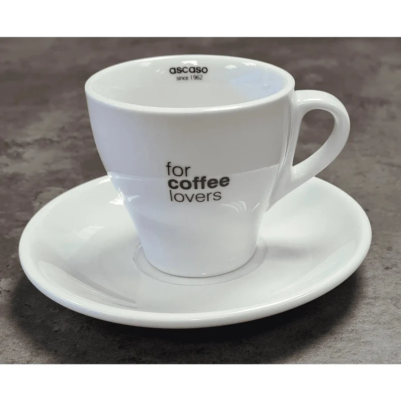 Ascaso "For Coffee Lovers" Cappuccino Tasse Weiß